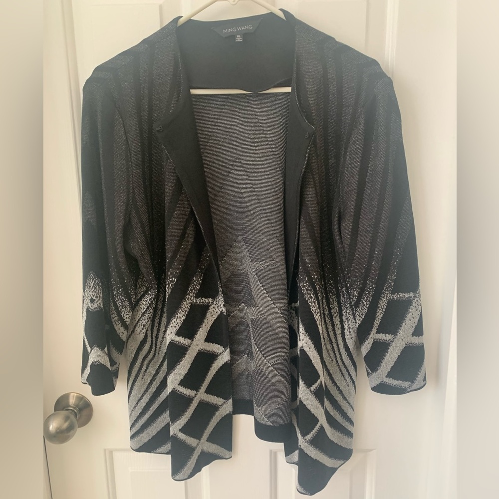 LIKE NEW Blazer Jacket 3/4 sleeves MING WANG